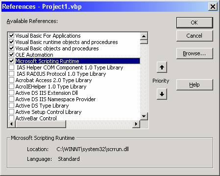 vbscript file for system object delete file